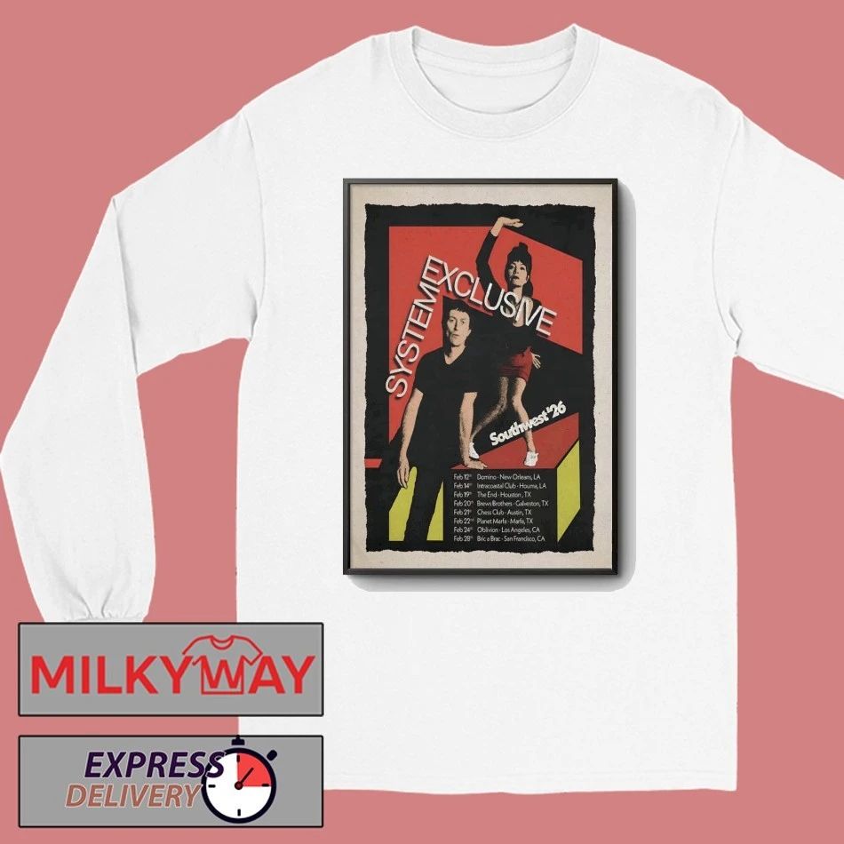 System Exclusive Southwest ‘26 Tour Poster shirt