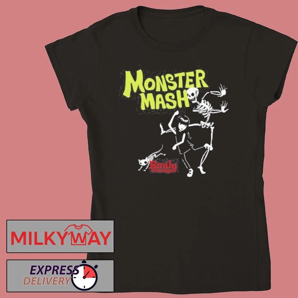 Emily The Strange Green Monster Mash T-Shirt