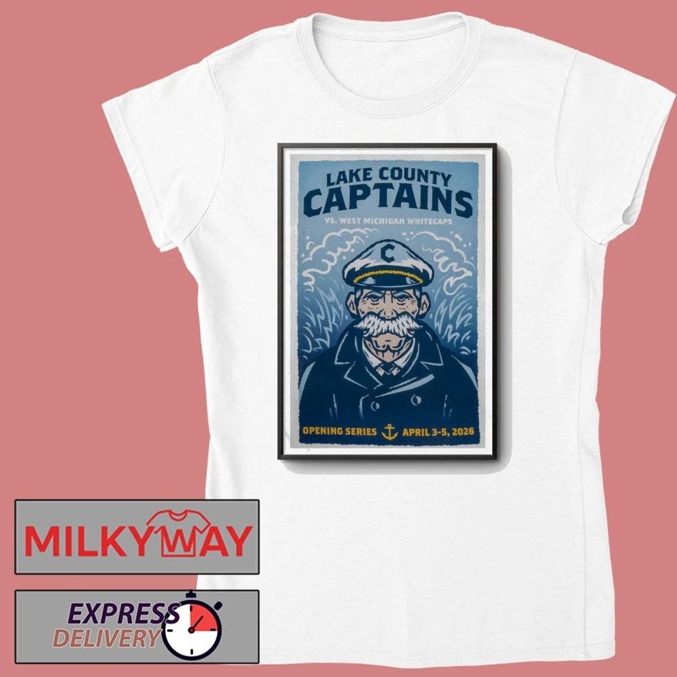 Poster Lake County Captains Opening Series Apr 5 2026 shirt