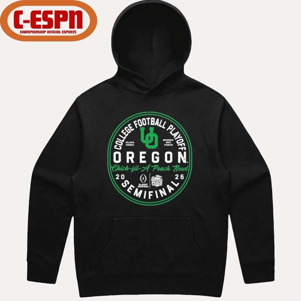 CFP Semifinal Oregon 2026 Peach Bowl Bound T-Shirt