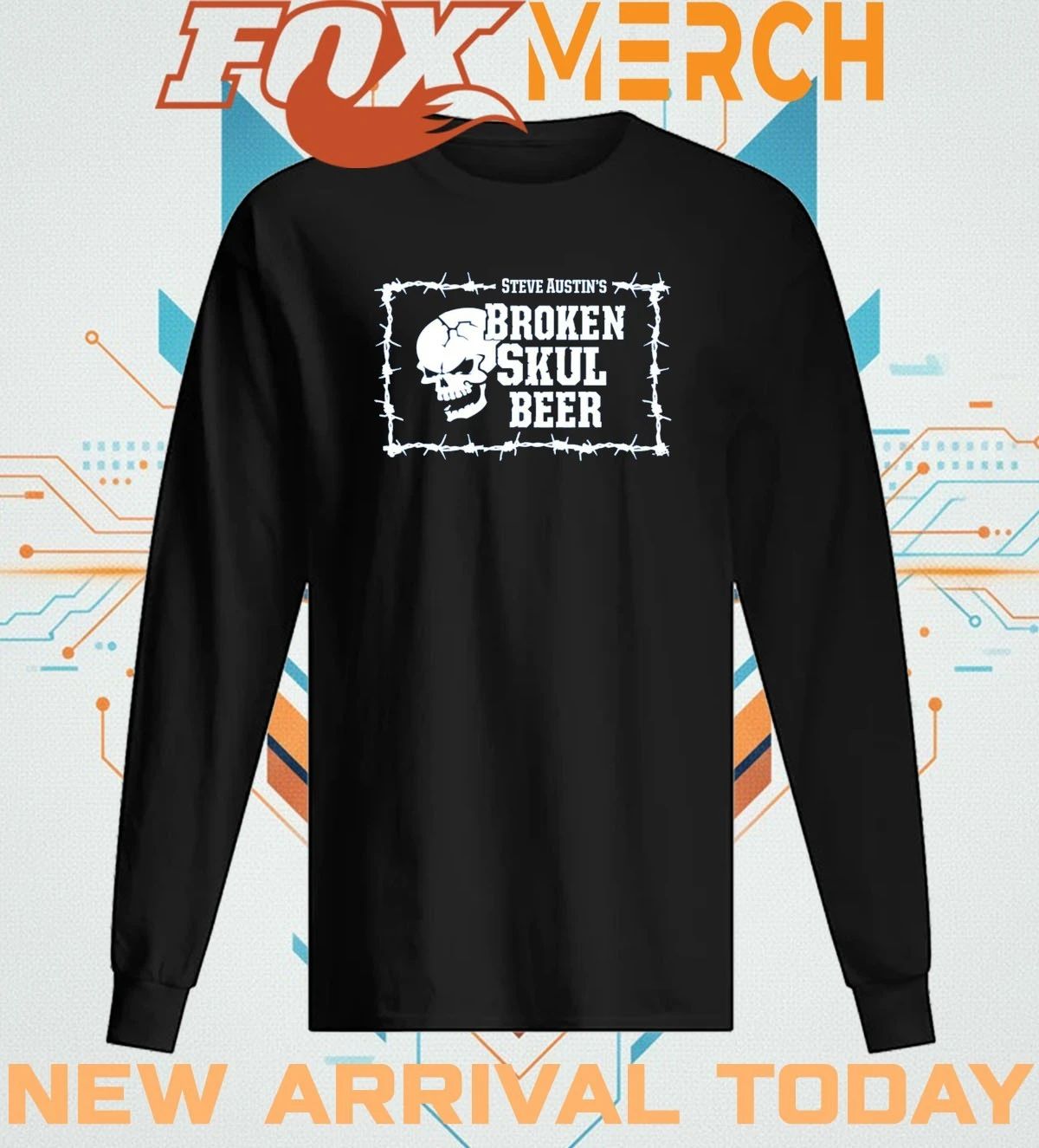 Steve austin’s broken skull beer t-shirt