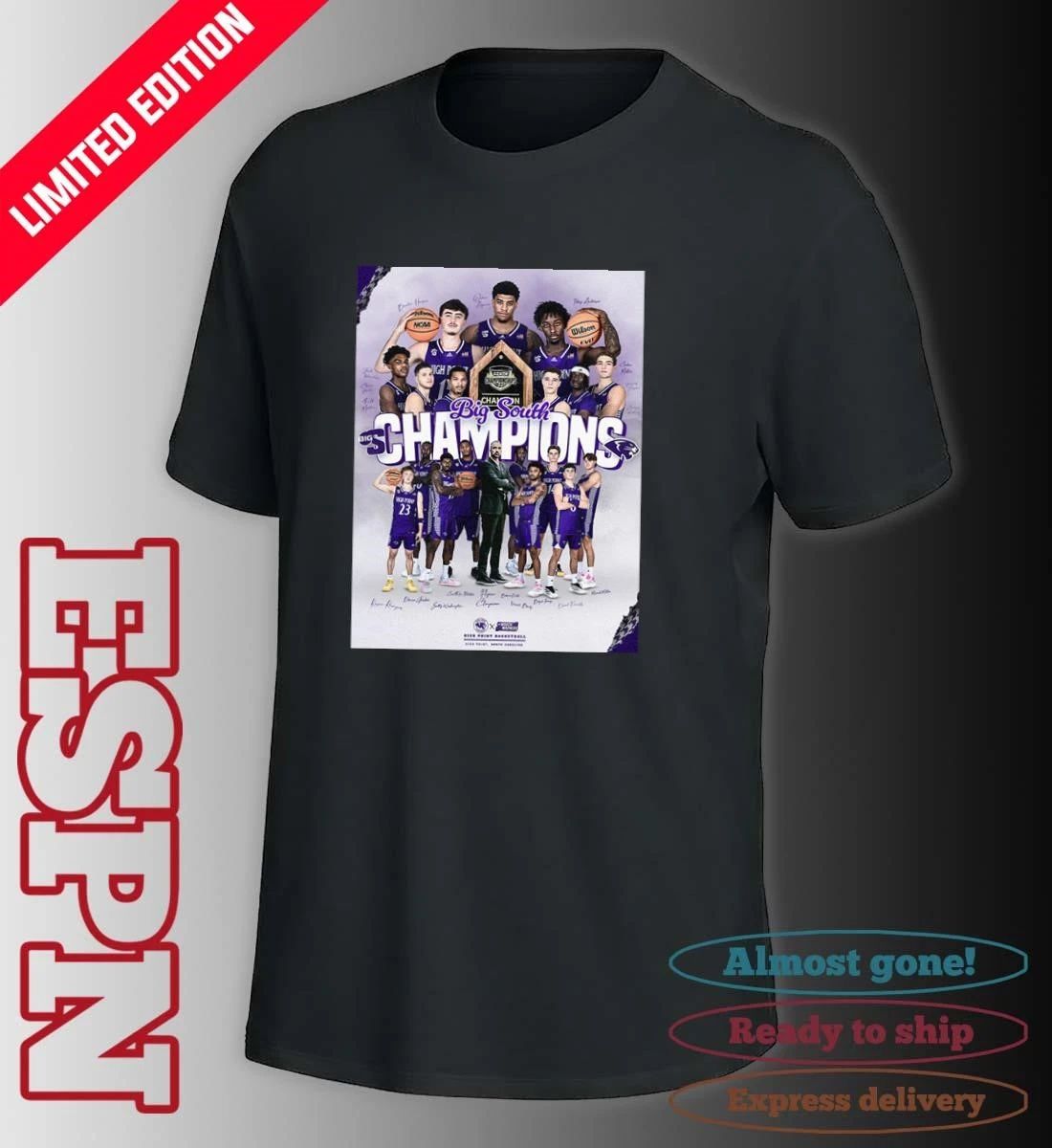 High Point Men’s Basketball Big South Conference Champions Poster Shirt