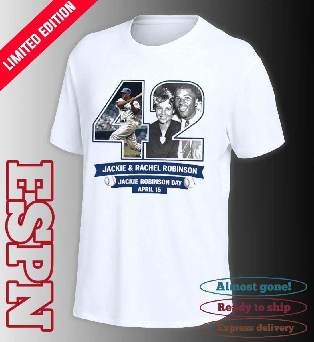 Jackie And Rachel Robinson Jackie Robinson Day April 15 Shirt