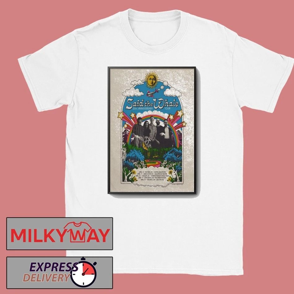 Said The Whale 20th Anniversary 2026 Shows Poster shirt