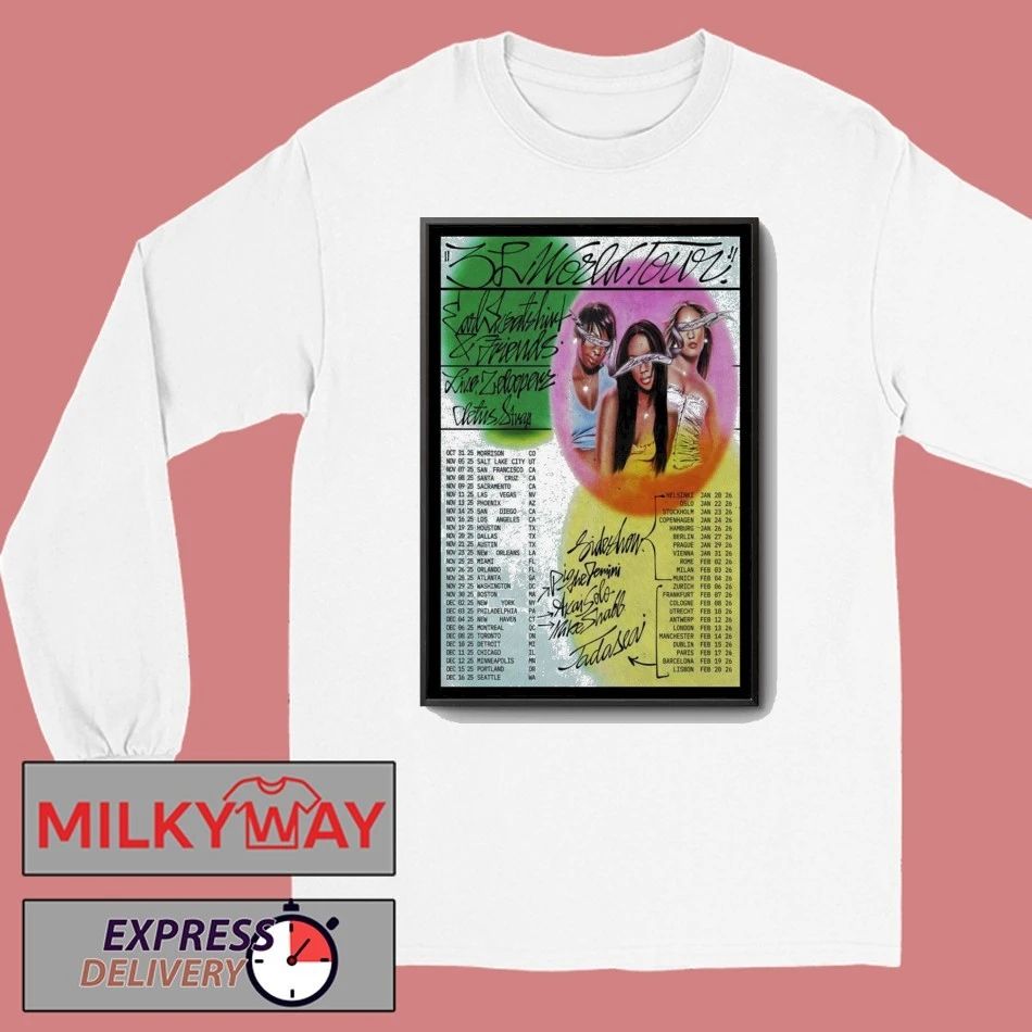3L World Tour 2025-2026 Earl Sweatshirt Friends Poster shirt