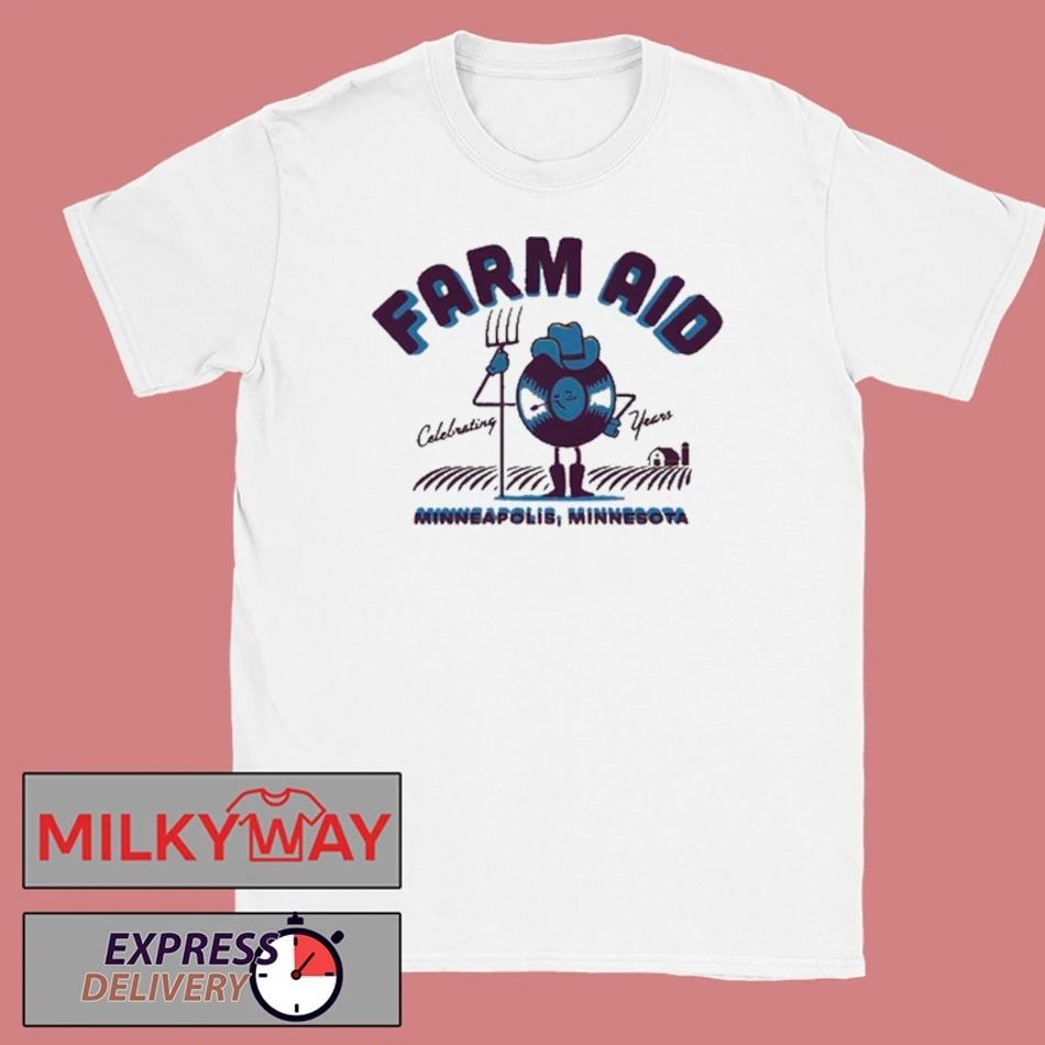 Farm Aid 40 Record Dude Shirt