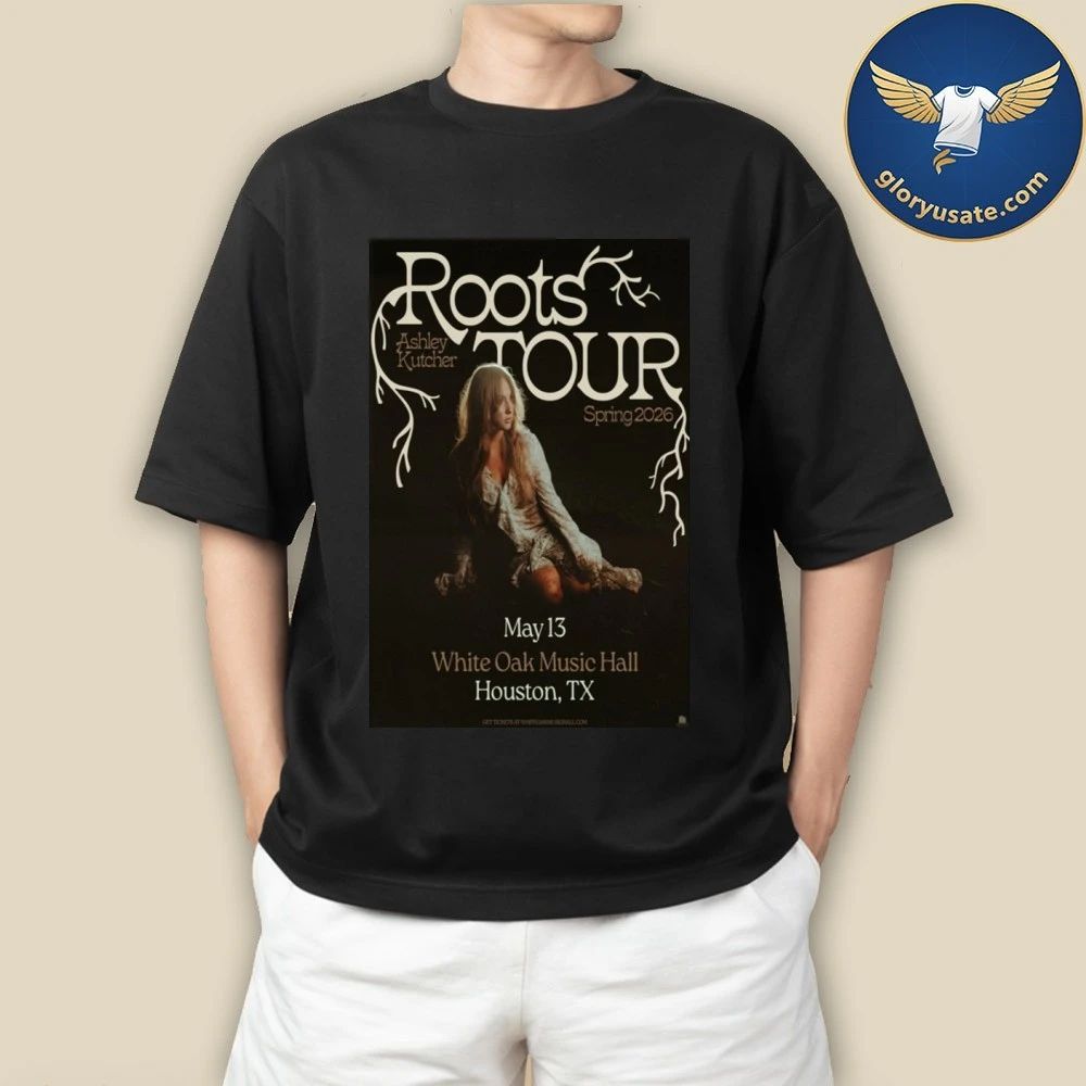 Ashley Kutcher May 13 2026 Houston, TX Poster Shirt