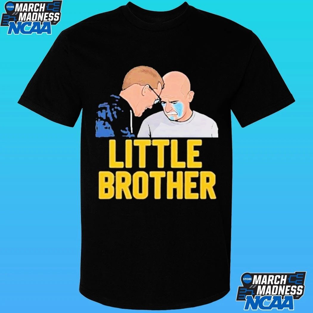Michigan Wolverines Vs Uconn Huskies Dusty May And Dan Hurley Little Brother Crying Shirt