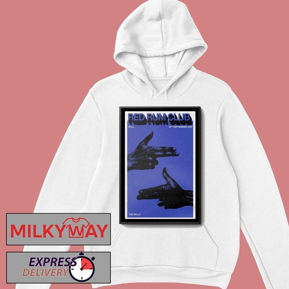 Red Rum Club Tour Hull 2025 Poster shirt