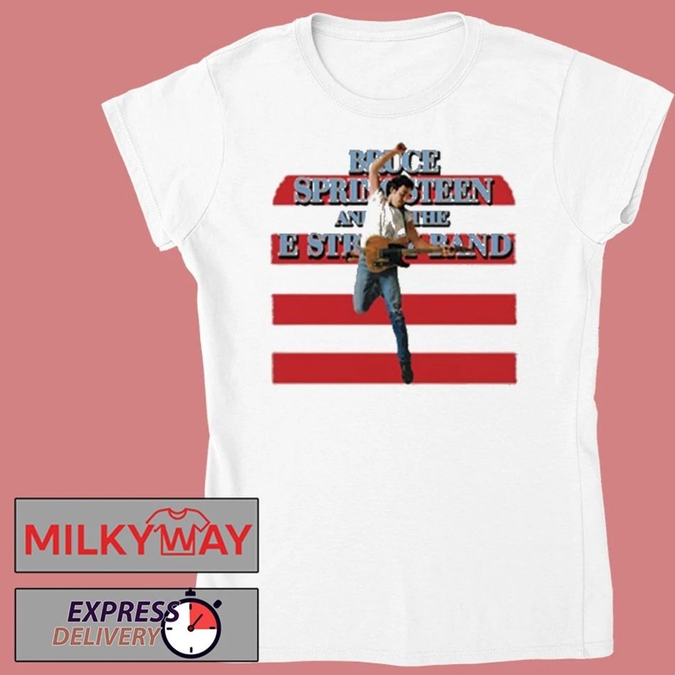 Bruce Springsteen Retro Born In The America Tour shirt