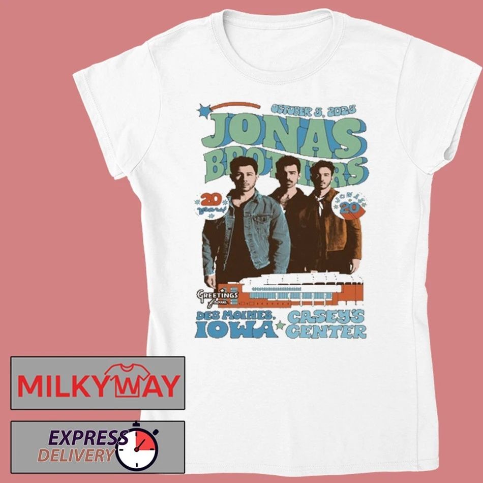 Jonas Brothers Des Moines, IA Oct 05 2025 Shirt