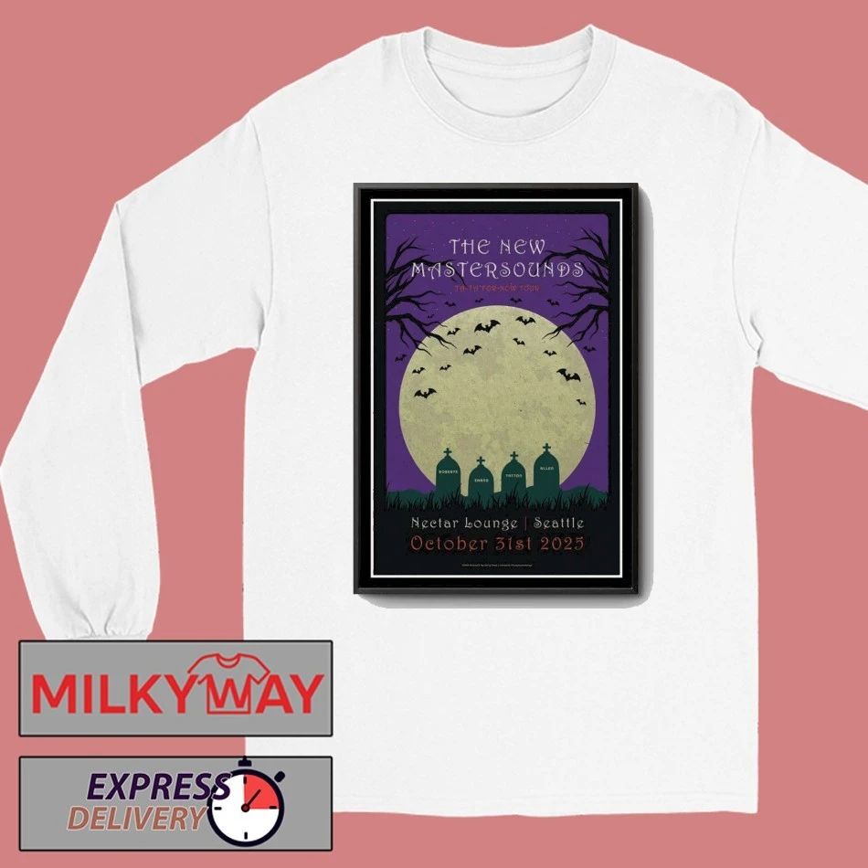The New Mastersounds October 31 2025 Seattle, Washington Poster shirt