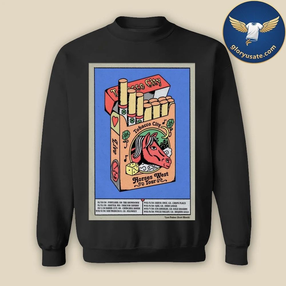 Tobacco City 2026 Horses West Poster Shirt