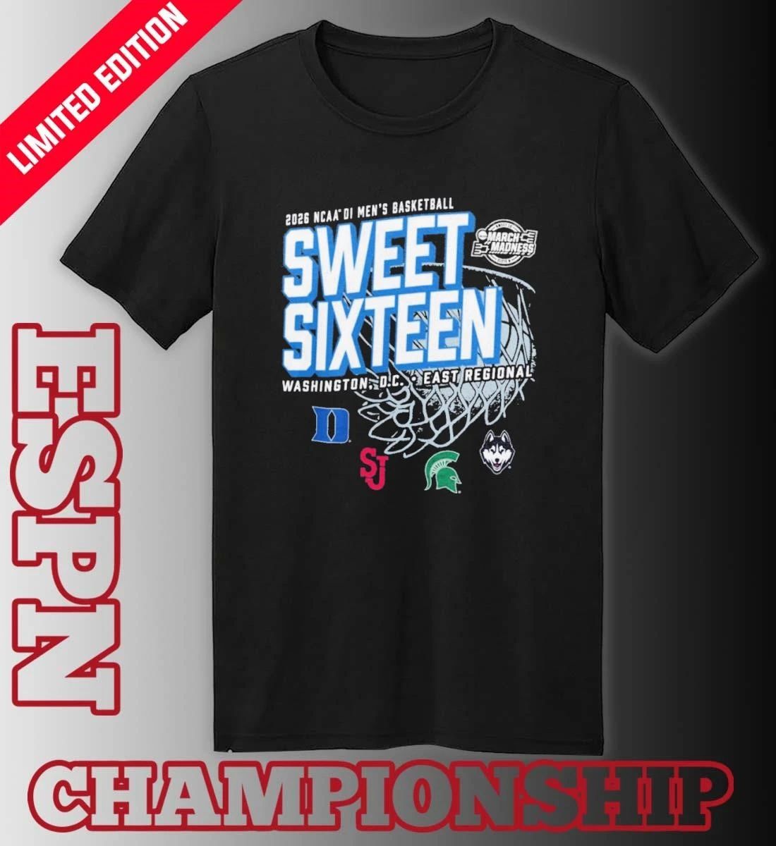 Washington, DC Midwest Regional 2026 NCAA DI Men’s Basketball Sweet Sixteen T-Shirt
