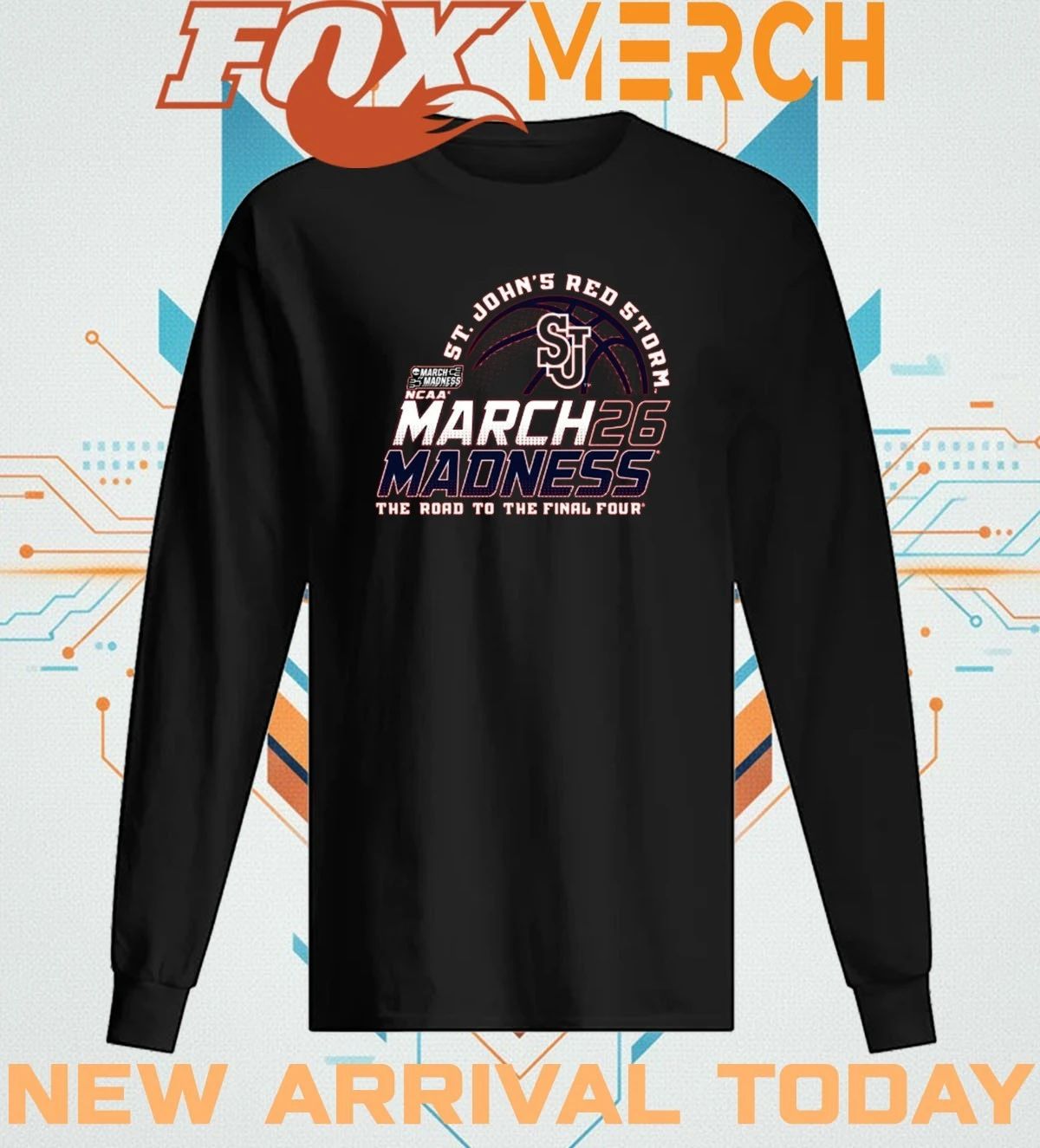 St. John’s University Men’s Basketball 2026 March Madness Bound shirt