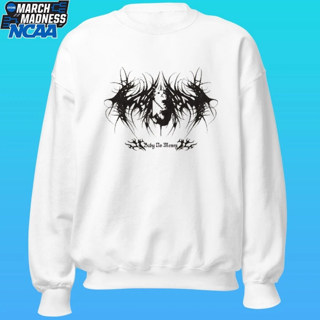 Baby No Money Cat Ringer Shirt