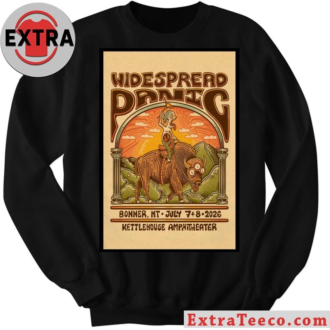 Widespread Panic Bonner MT On July 7-8 2026 Poster Shirt