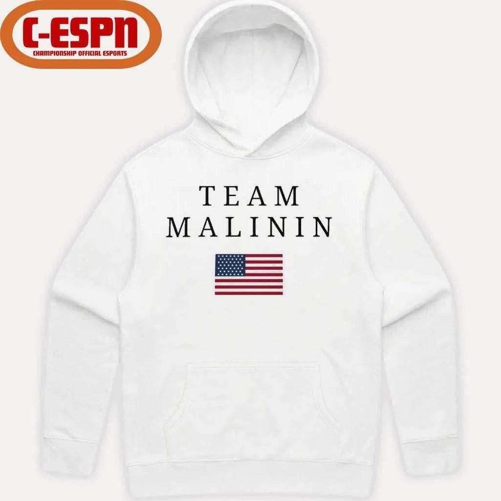 Ilia Malinin Team Malinin USA American Flag T-Shirt