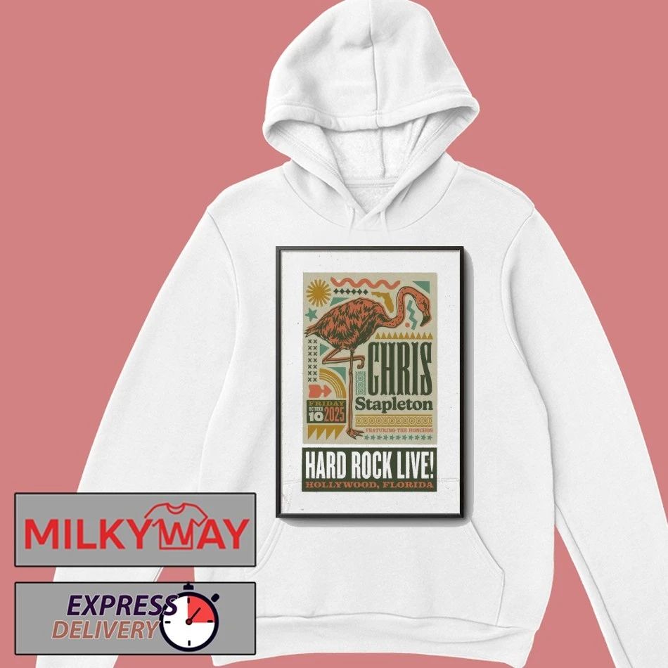 Chris Stapleton October 10 2025 Hollywood FL Poster shirt