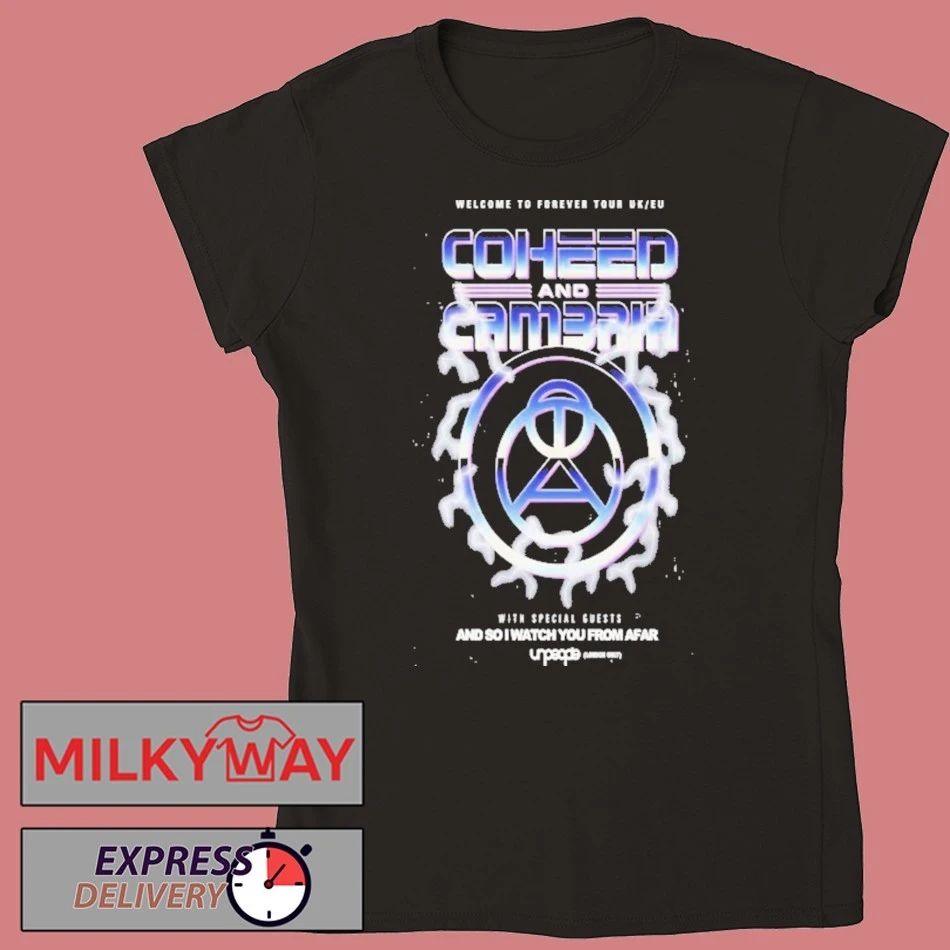 Coheed And Cambria Welcome To Forever Tour UK-EU 2025 Poster shirt