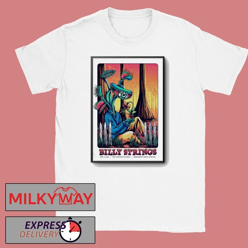 Billy Strings Greensboro NC 4 14 2026 Poster shirt