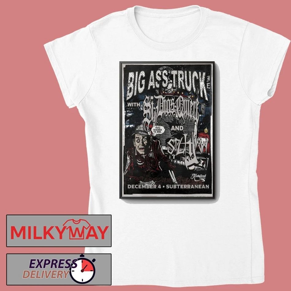 Big Ass Truck Dec 4 2025 Subterranean In Chicago IL Poster shirt