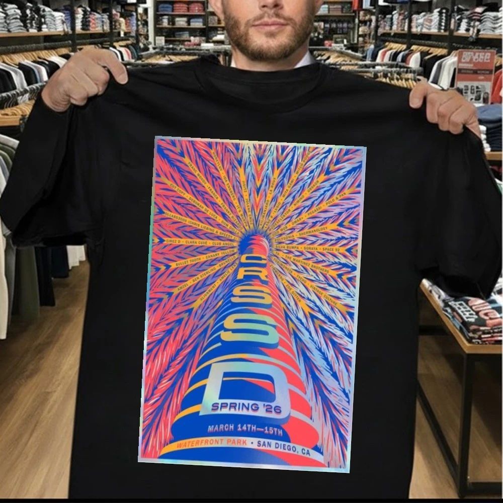 CRSSD Fest Spring Tour 2026 Waterfront Park San Diego, CA Shirt