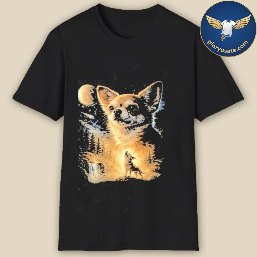 Chihuahua Howling To The Moon Shirt