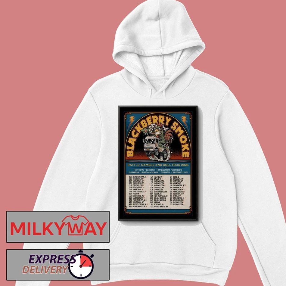 Blackberry Smoke Rattle, Ramble And Roll Shows 2026 Poster shirt