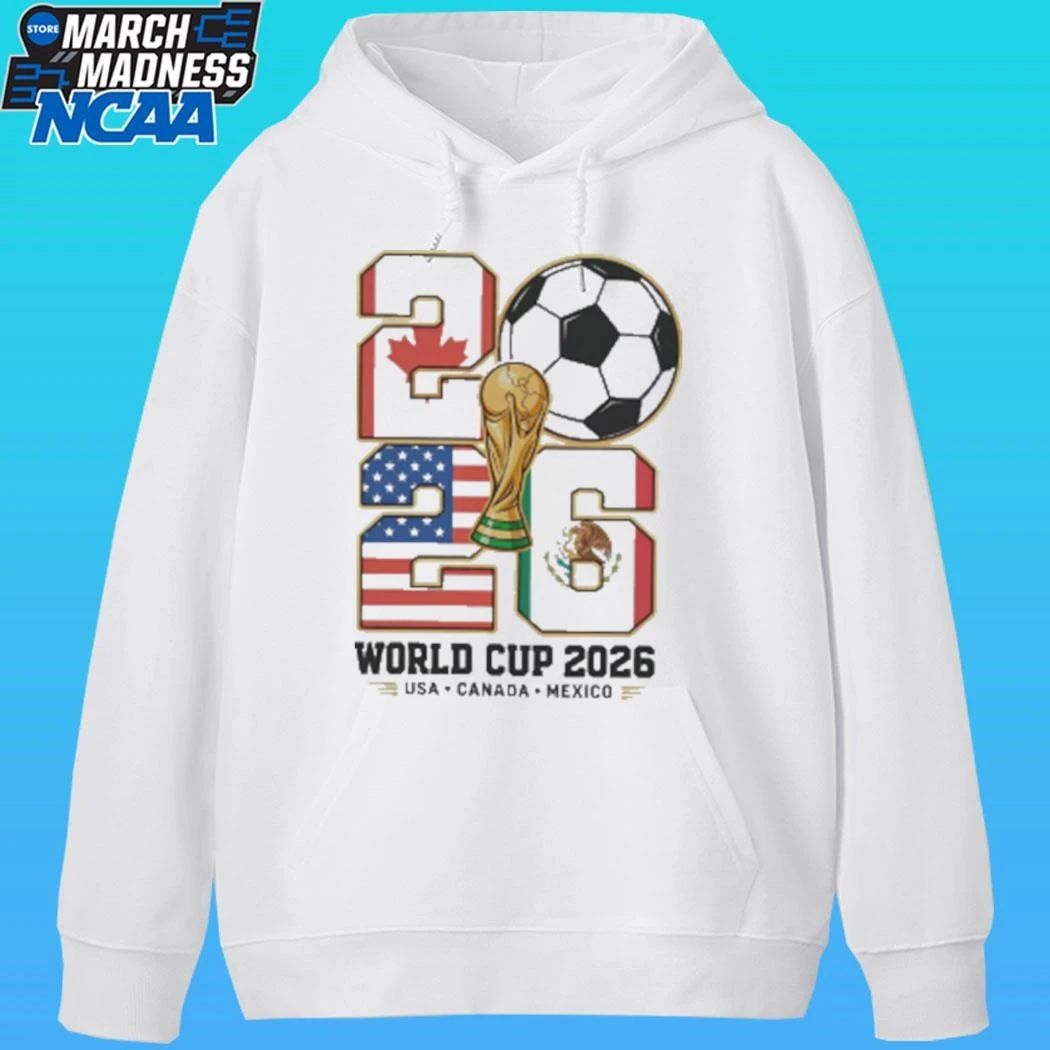 2026 World Cup Soccer Usa Canada Mexico Host Nations Shirt