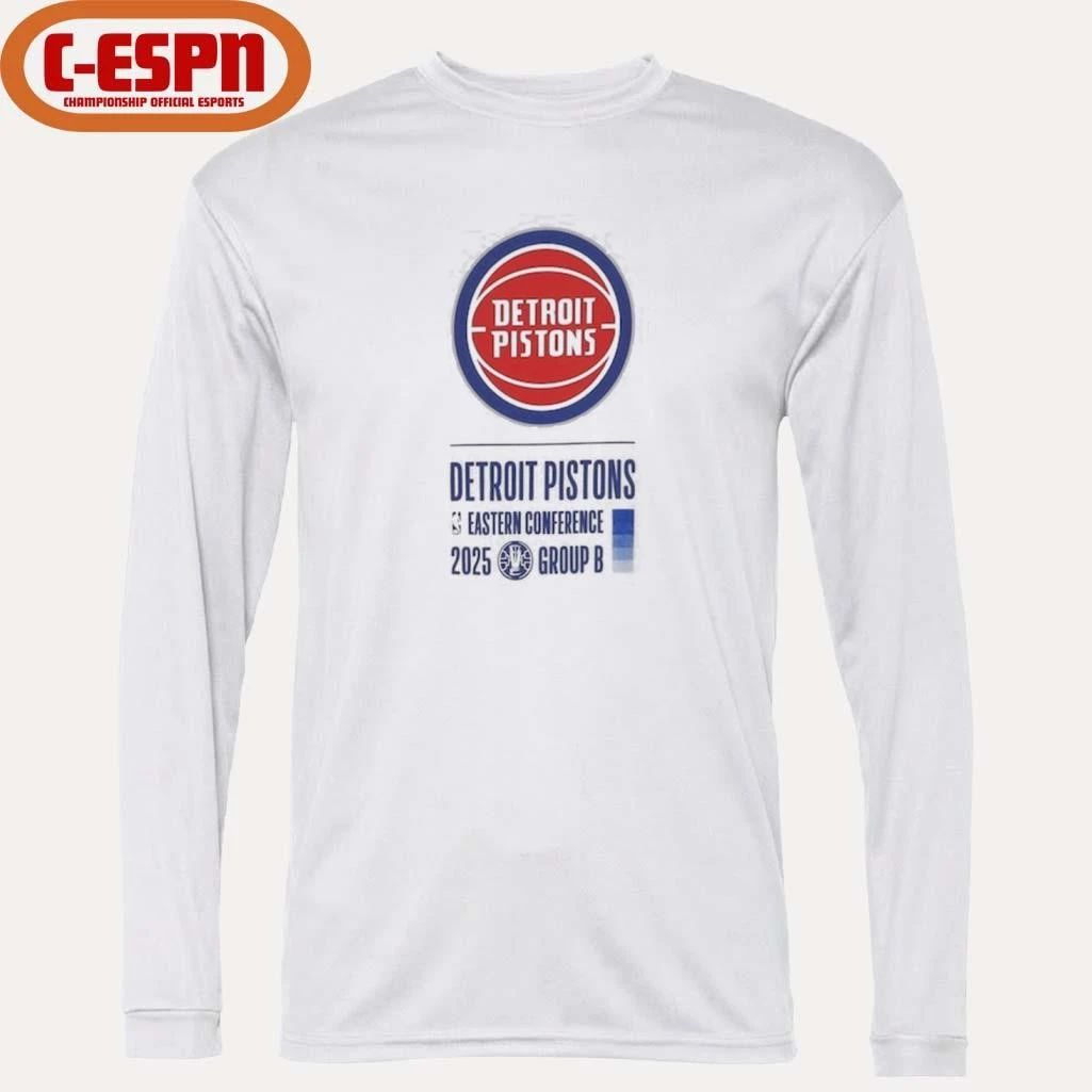 Detroit Pistons NBA Cup Eastern Conference Group B T-Shirt