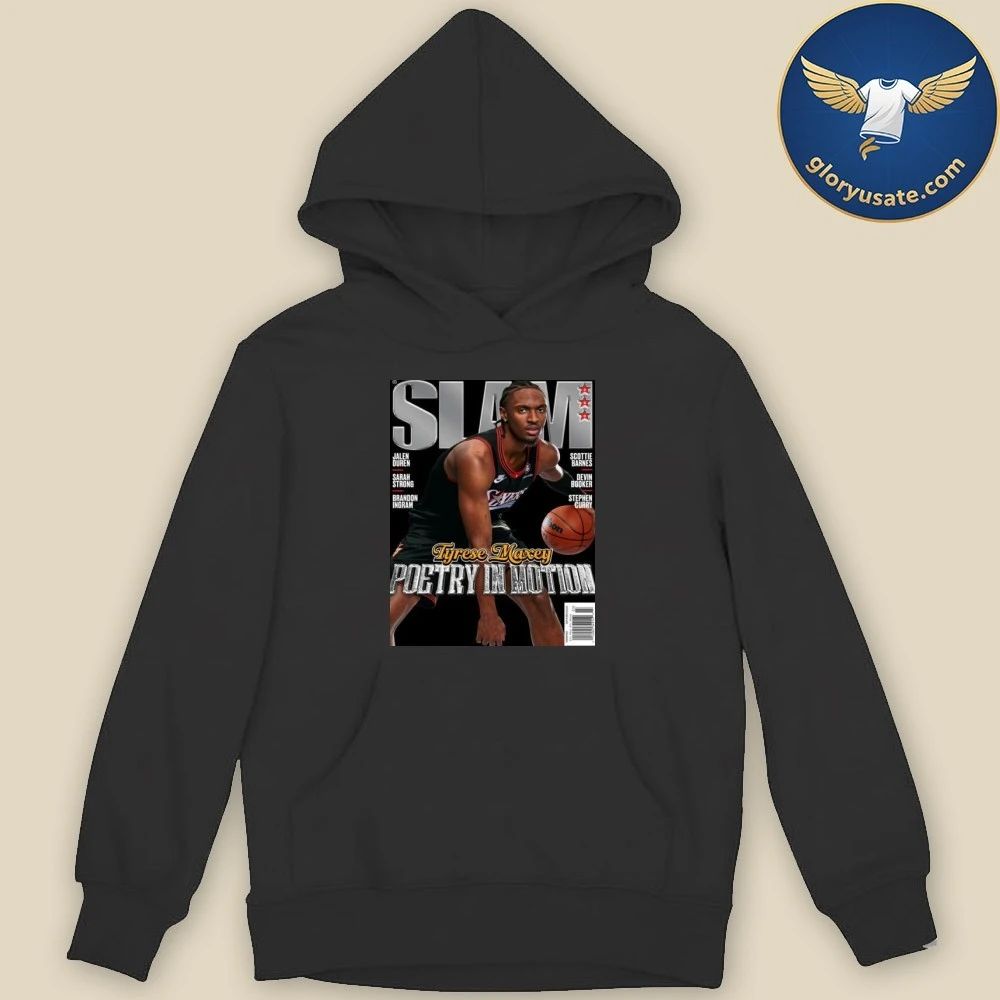 SLAM 260 Cover Poster Tyrese Maxey Poetry In Motion Magazine Poster Shirt