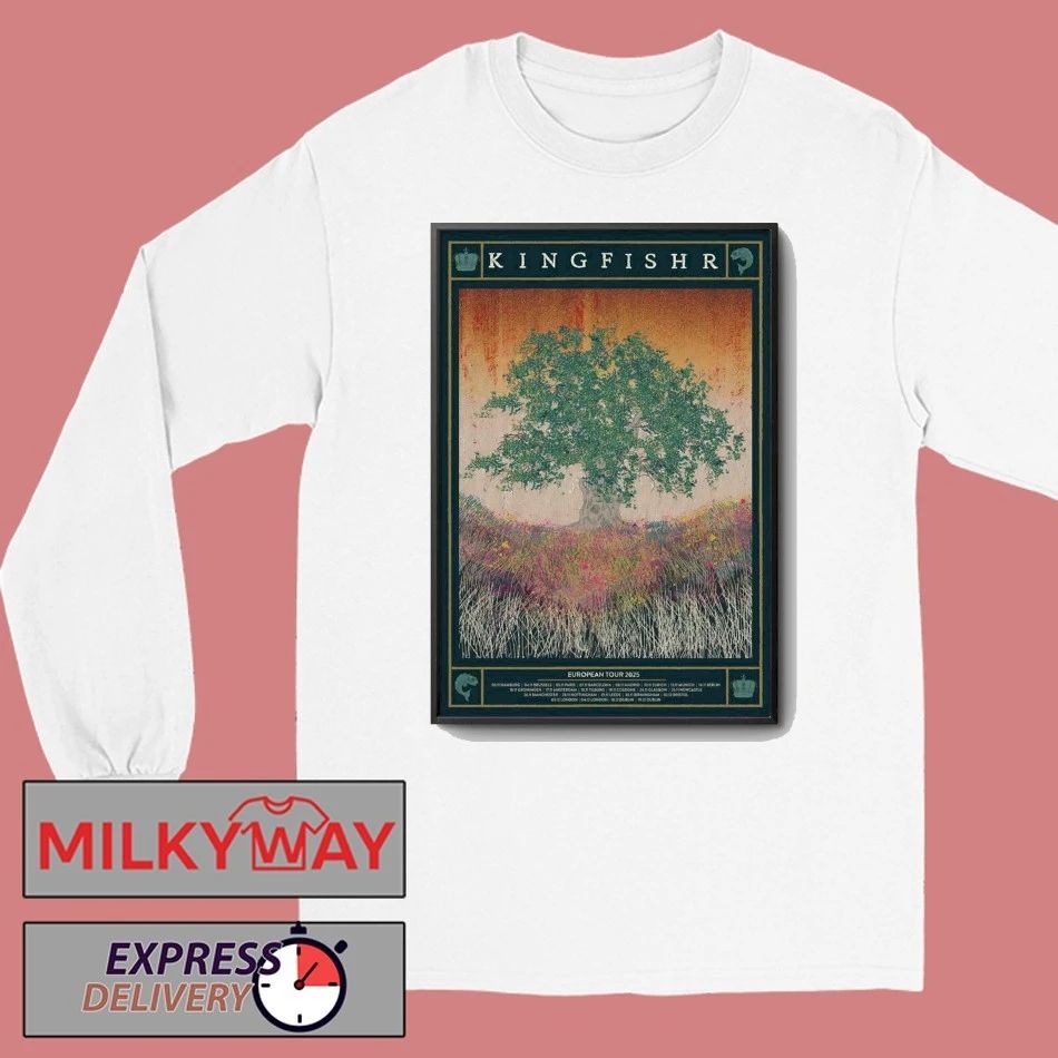 Kingfishr 2025 EU Tour Poster shirt