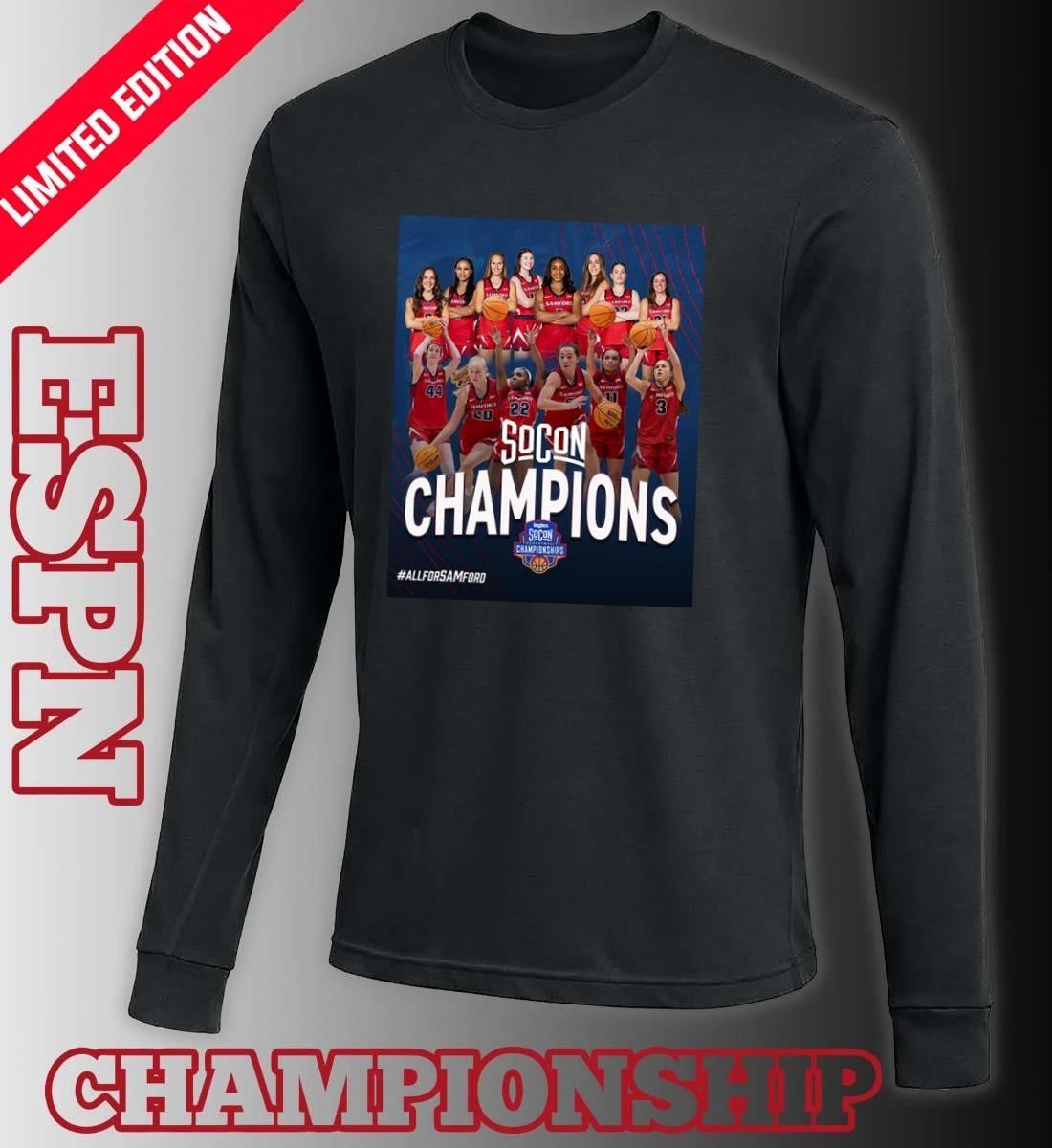 Samford Women’s Basketball Southern Conference Champions Poster Shirt