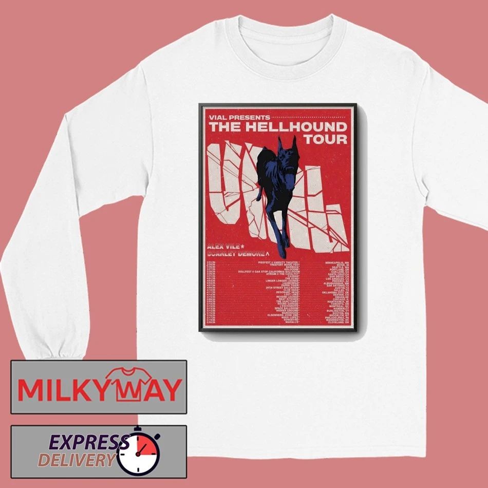 VIAL The Hellhound Tour 2026 Poster shirt
