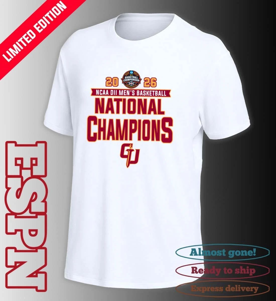 Gannon University Men’s Basketball 2026 NCAA DII National Champions T-Shirt