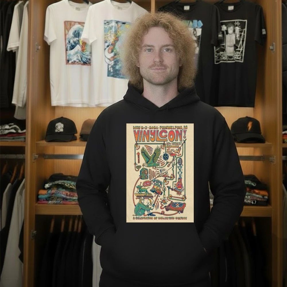 Vinylcon! Philadelphia PA 5-2.5-3-2026 Poster Shirt