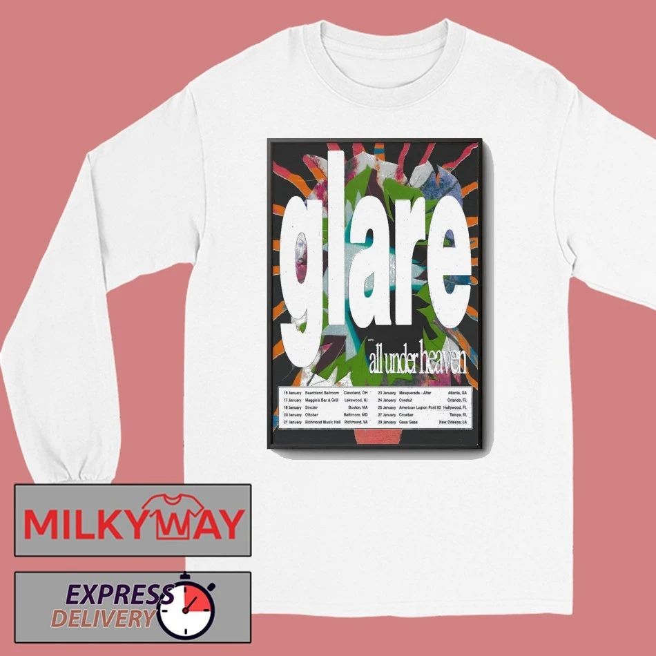 Glare January 2026 Shows Poster shirt