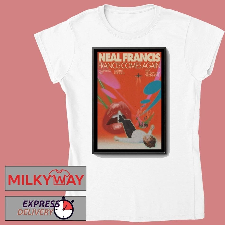 Neal Francis Nov 29, 2025 The Salt Shed. Chicago, IL Poster shirt