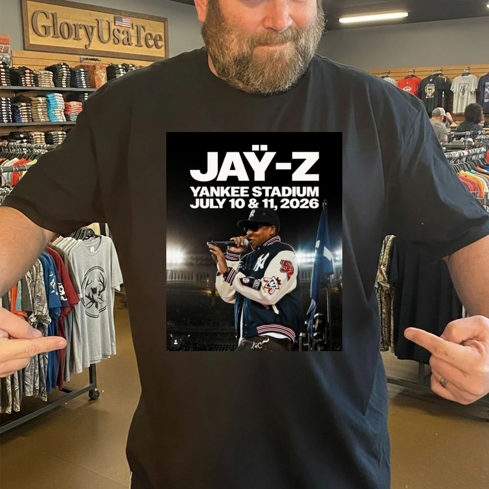 Jay-Z Yankee Stadium July 10 & 11, 2026 Poster Shirt