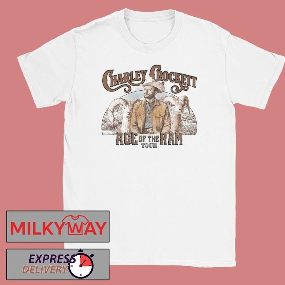 Charley Crockett Age Of The Ram Tour 2026 Schedule Tour Dates shirt