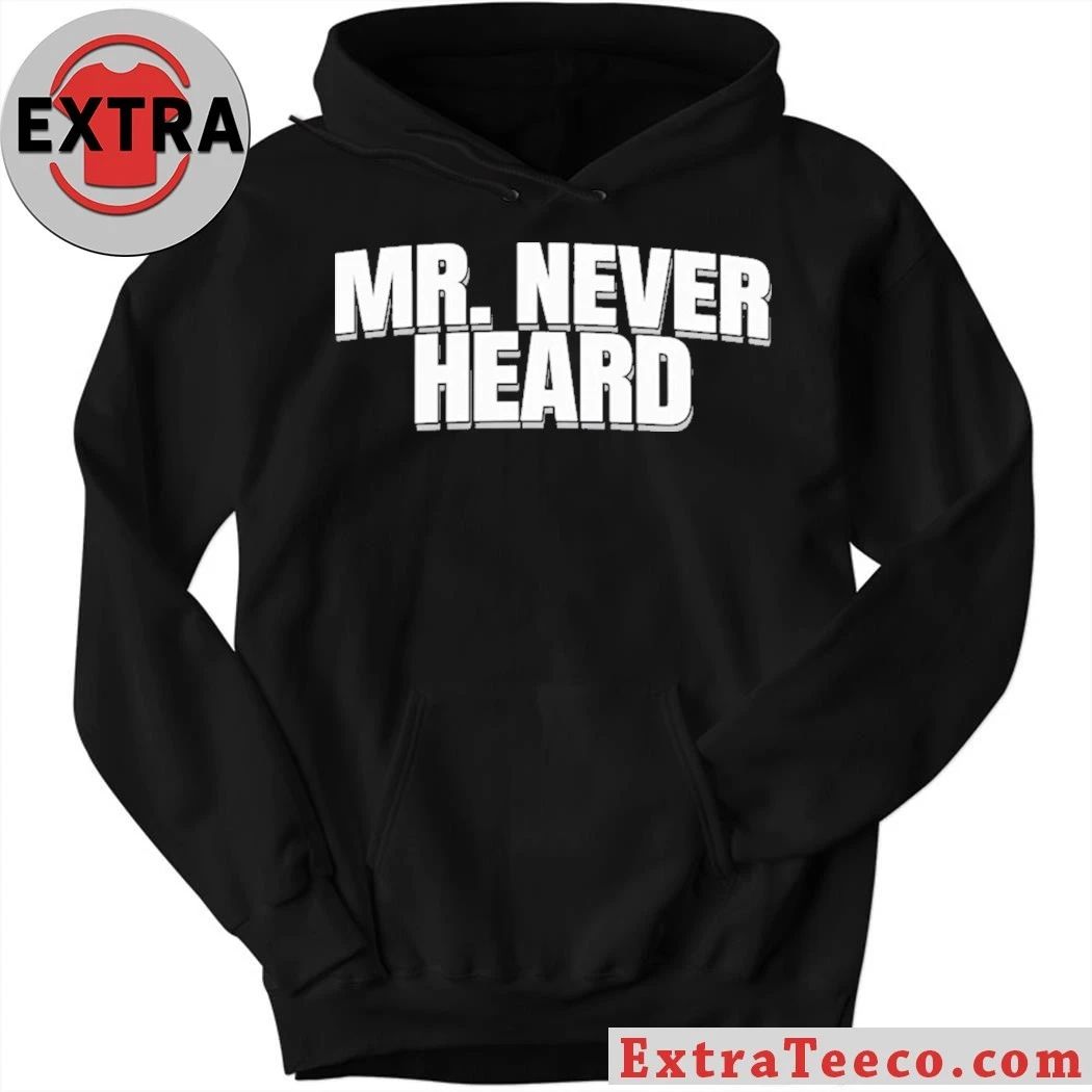 Raymond Aguilar wears Mr. Never Heard Shirt
