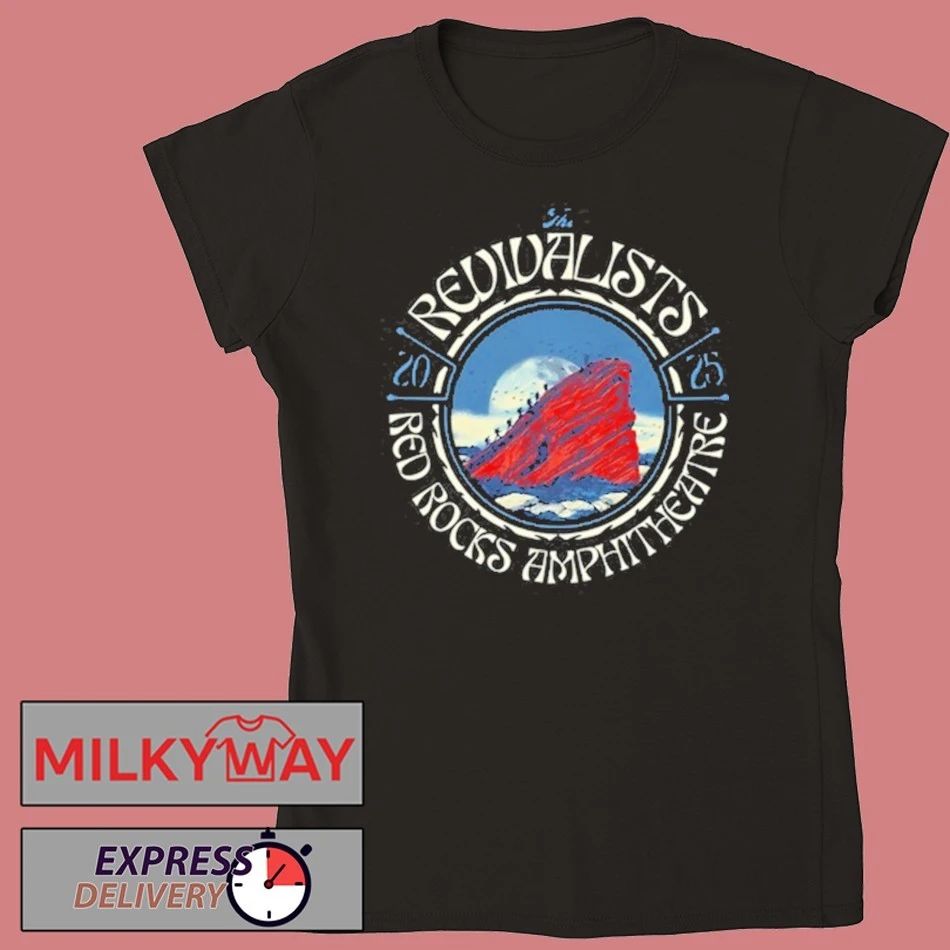 The Revivalists Oct 9 2025 Morrison CO Red Rocks Amphitheatre Tour Shirt
