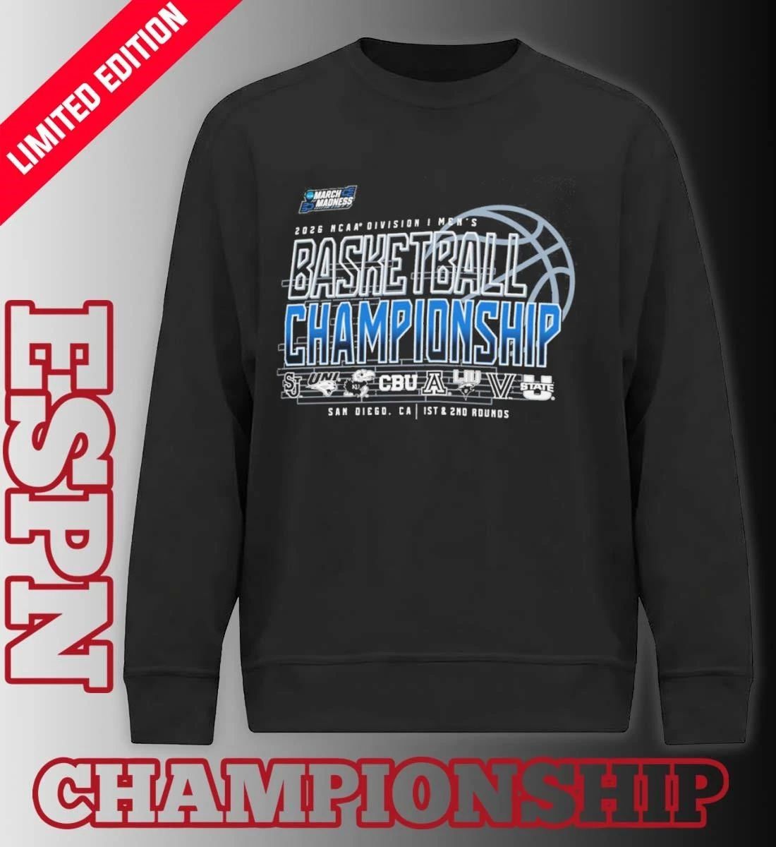 1st, 2nd Rounds 2026 NCAA DI Men’s Basketball Championship – San Diego, CA Shirt