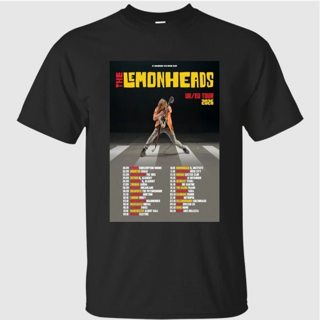 The Lemonheads Tour UK EU 2026 Poster Shirt