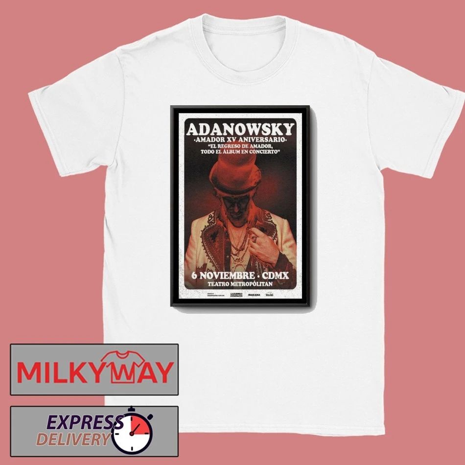 Adanowsky Teatro Metropolitan Mexico Poster shirt