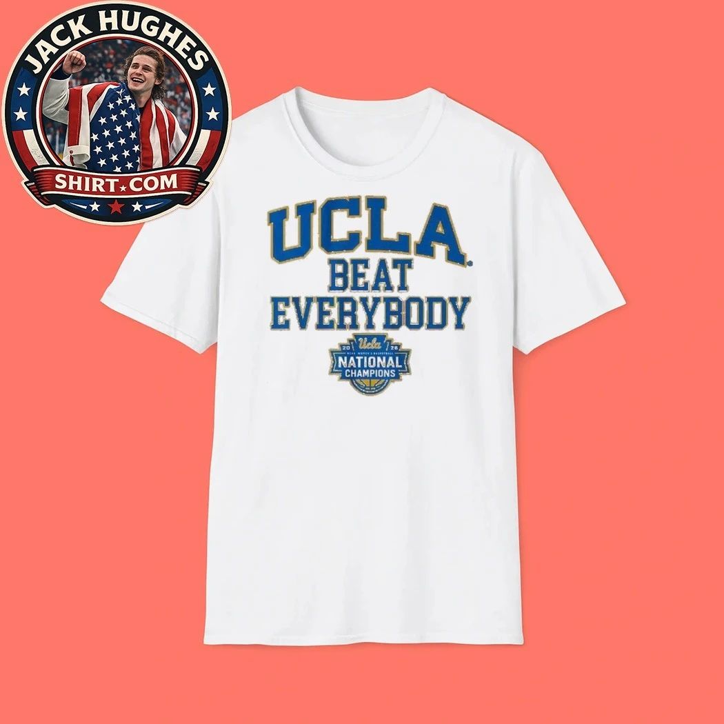 UCLA Bruins WBB 2026 National Champions Beat Everybody Logo T-Shirt