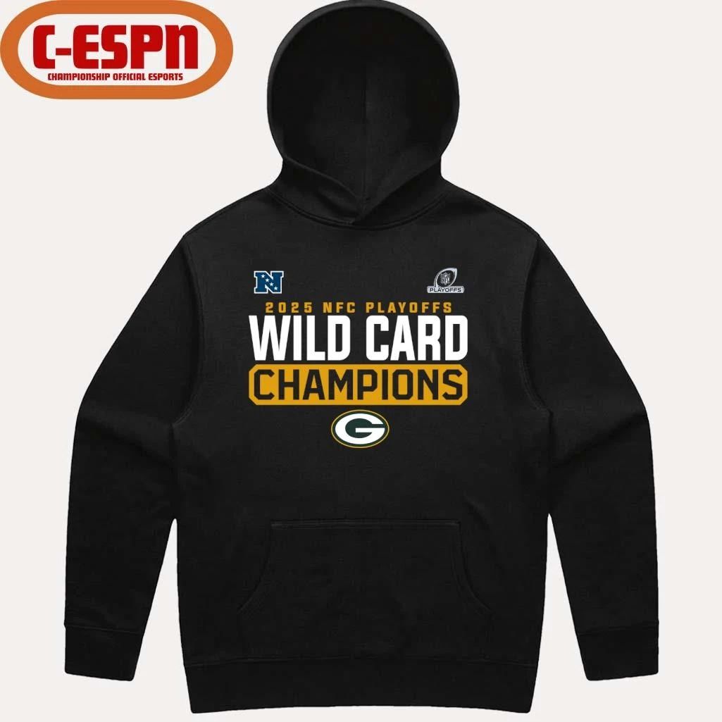 Green Bay Packers 2025-26 NFC Wild Card Playoffs Champions Shirt