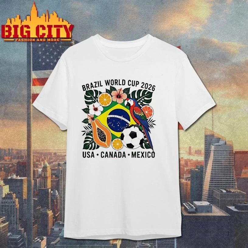 Brazil World Cup 2026 Usa Canada Mexico Tournament Shirt