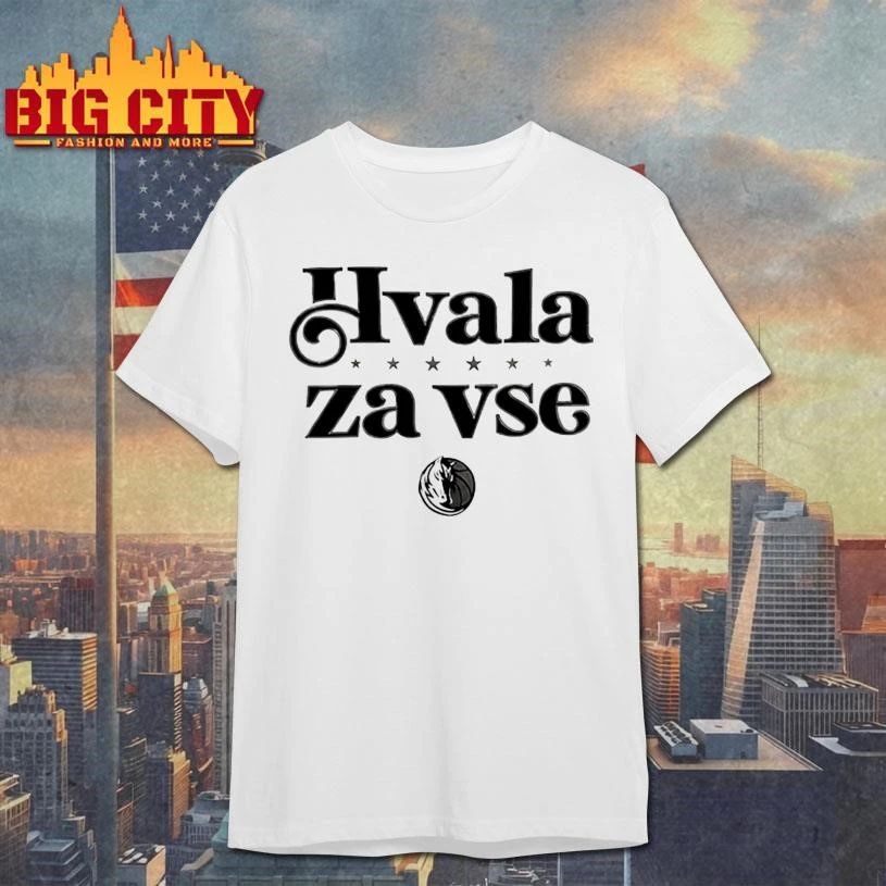 Dallas Mavericks Hvala Za Vse Logo Shirt